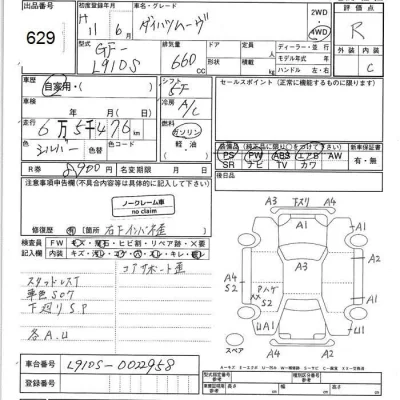 Daihatsu MOVE  с аукциона в Японии