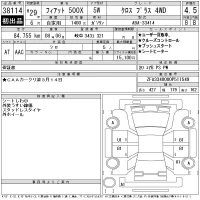 Fiat 500X лот № 38114 оценка 4.5  с аукциона в Японии 11