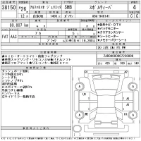 Alfa Romeo Giulietta лот № 38150 оценка 4  с аукциона в Японии 10