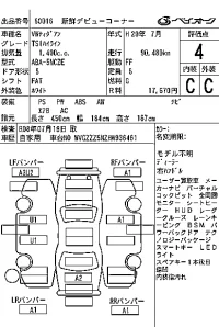 Volkswagen Tiguan лот № 60016 оценка 4  с аукциона в Японии 6
