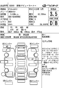 Porsche Cayenne лот № 60019 оценка 3.5  с аукциона в Японии 6