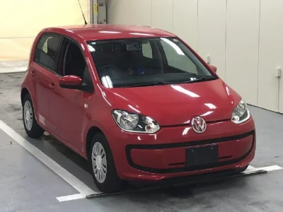 Volkswagen UP  с аукциона в Японии