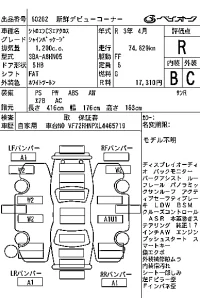 Citroen C3 лот № 60262 оценка R  с аукциона в Японии 6