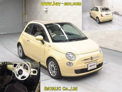 Fiat 500C  с аукциона в Японии