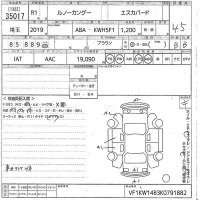 Renault KANGOO лот № 35017 оценка 4.5  с аукциона в Японии 10
