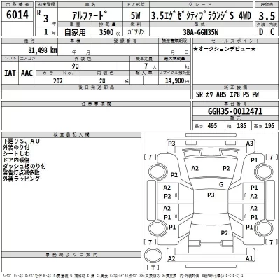 Toyota ALPHARD  с аукциона в Японии