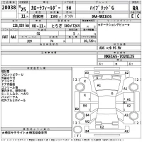 Toyota COROLLA FIELDER лот № 20038 оценка RA  с аукциона в Японии 2