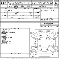 Toyota HARRIER лот № 6018 оценка RA  с аукциона в Японии 2