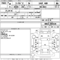 Toyota MARK X ZIO лот № 7003 оценка RA  с аукциона в Японии 2