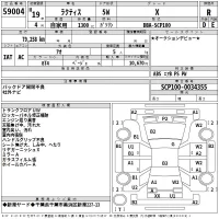 Toyota RACTIS лот № 59004 оценка R  с аукциона в Японии 2