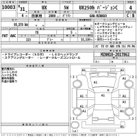 Lexus UX лот № 10003 оценка 4  с аукциона в Японии 2