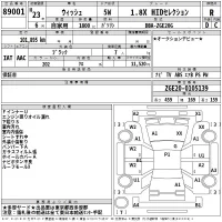 Toyota WISH лот № 89001 оценка R  с аукциона в Японии 2