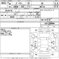 Honda PARTNER лот № 4013 оценка 3.5  с аукциона в Японии 2