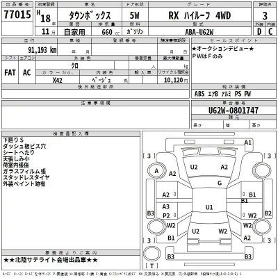 Mitsubishi TOWNBOX  с аукциона в Японии