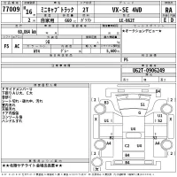 Mitsubishi MINICAB TRUCK лот № 77009 оценка RA  с аукциона в Японии 2