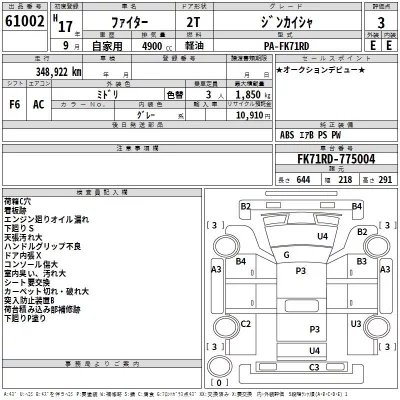 Mitsubishi FUSO FIGHTER  с аукциона в Японии