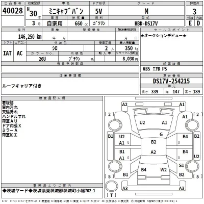 Mitsubishi MINICAB VAN  с аукциона в Японии