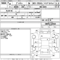 Mazda PREMACY лот № 9004 оценка 3.5  с аукциона в Японии 2