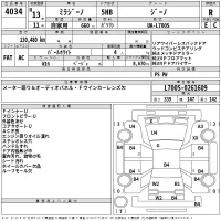 Daihatsu MIRA лот № 4034 оценка R  с аукциона в Японии 2