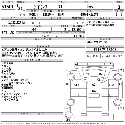 Hino PROFIA  с аукциона в Японии