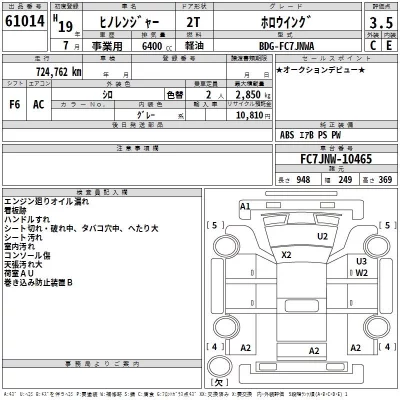Hino RANGER  с аукциона в Японии