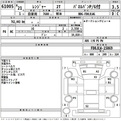 Hino RANGER  с аукциона в Японии
