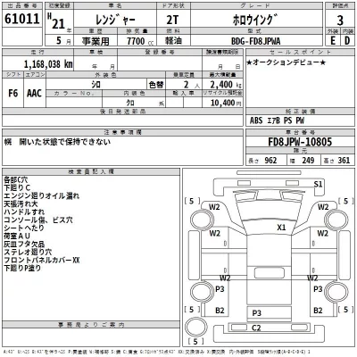 Hino RANGER  с аукциона в Японии
