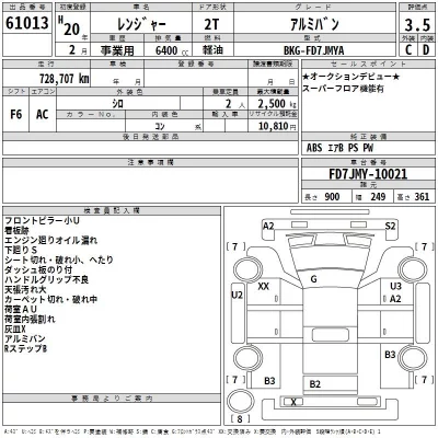 Hino RANGER  с аукциона в Японии