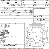 Nissan AD лот № 89024 оценка R  с аукциона в Японии 2