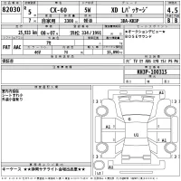 Mazda CX-60 лот № 82030 оценка 4.5  с аукциона в Японии 2