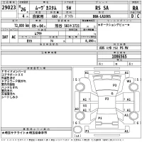 Daihatsu MOVE лот № 29023 оценка RA  с аукциона в Японии 2