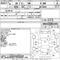 Volkswagen Golf лот № 81017 оценка R  с аукциона в Японии 2