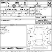 Toyota RAV4 лот № 22095 оценка 4.5  с аукциона в Японии 2