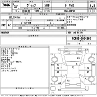 Toyota VITZ лот № 7046 оценка 3.5  с аукциона в Японии 2