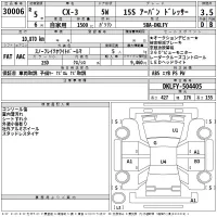Mazda CX-3 лот № 30006 оценка 3.5  с аукциона в Японии 2