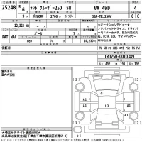 Toyota LAND CRUISER лот № 25248 оценка 4  с аукциона в Японии 2