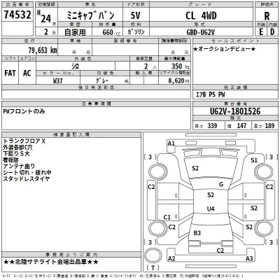Mitsubishi MINICAB VAN  с аукциона в Японии
