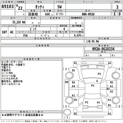 Nissan OTTI  с аукциона в Японии