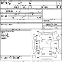 Daihatsu MOVE лот № 77224 оценка 3  с аукциона в Японии 2