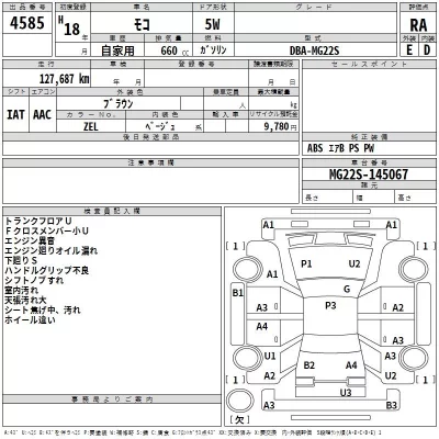 Nissan MOCO  с аукциона в Японии