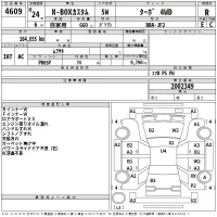 Honda N BOX лот № 4609 оценка R  с аукциона в Японии 2