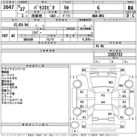 Honda VAMOS лот № 3047 оценка RA  с аукциона в Японии 2