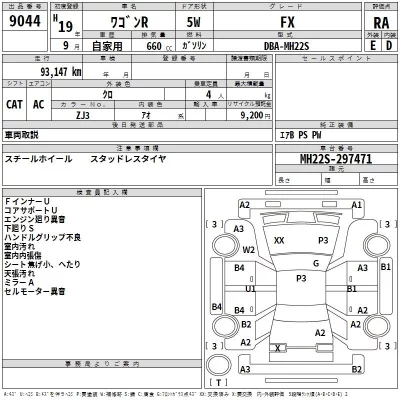 Suzuki WAGON R  с аукциона в Японии