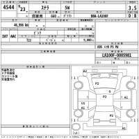Subaru STELLA лот № 4544 оценка 3.5  с аукциона в Японии 2