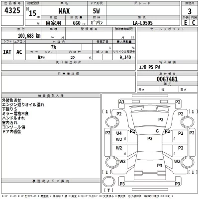 Daihatsu MAX  с аукциона в Японии