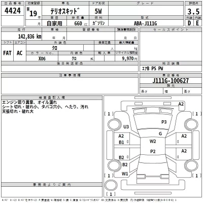 Daihatsu TERIOS KID  с аукциона в Японии