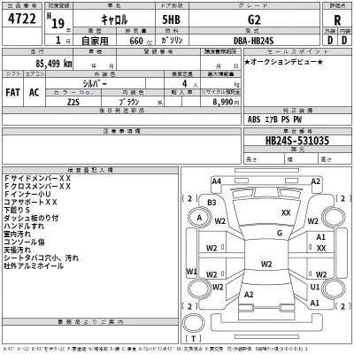Mazda CAROL  с аукциона в Японии