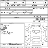 Toyota TANK лот № 70183 оценка R  с аукциона в Японии 2