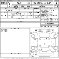 Mazda CX-5 лот № 30030 оценка 4  с аукциона в Японии 2