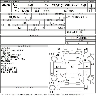 Daihatsu MOVE  с аукциона в Японии
